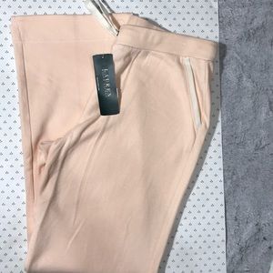 Blush pink Lauren Ralph Lauren M sweat bottoms NWT